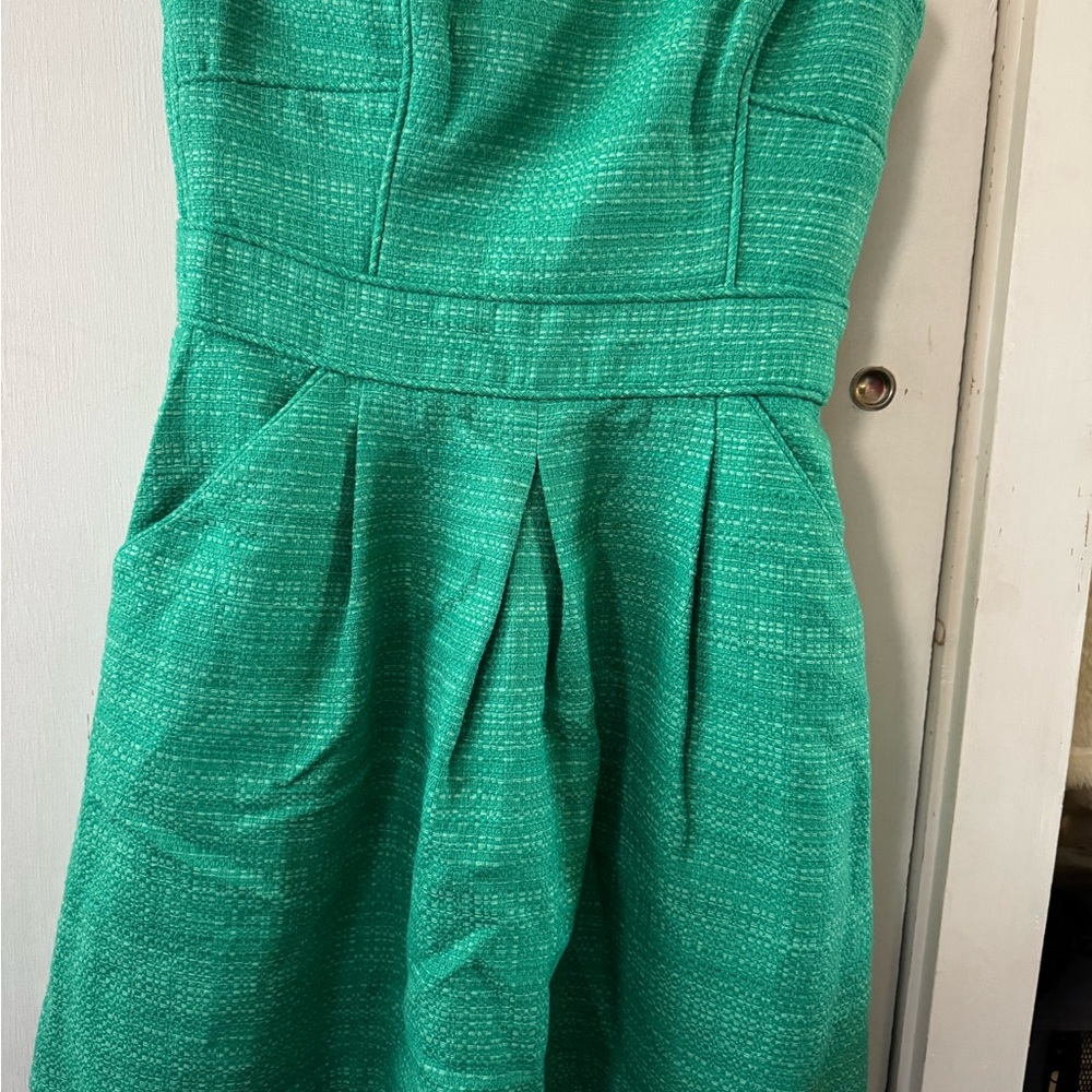 Banana Republic Strapless Green Dress